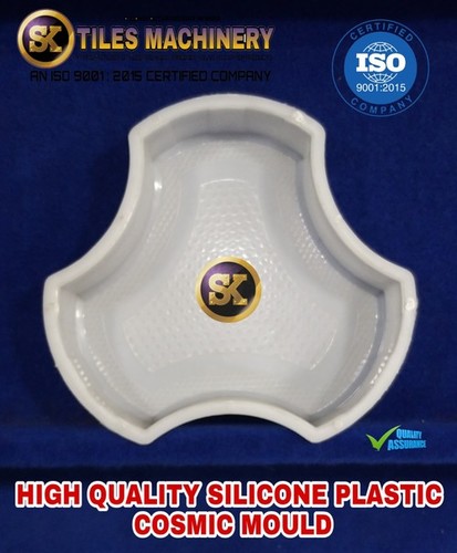 Silicone Plastic Cosmic Mould - Plastic Material, 150-200 Grams Weight, White Color, 2 Years Mould Life, Silicone Based Moulds, No Cavities