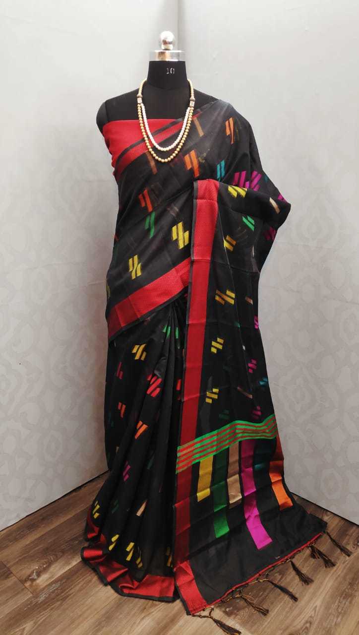 Woven Trendy Cotton Saree