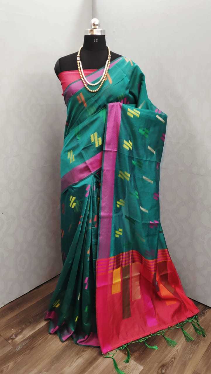 Woven Trendy Cotton Saree