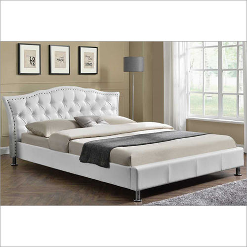 Georgio Diamante White Designer Bed