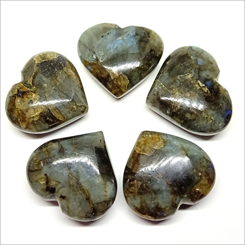 लेब्राडोराइट पफी हार्ट्स स्टोन