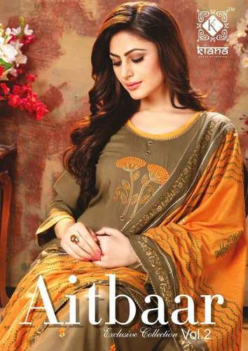 ड्राई क्लीनिंग 14 Kg रेयॉन एंड, हैवी वर्क, गोल्ड फ़ॉइल प्रिंट, टॉप -पलाज़ो-दुपट्टा