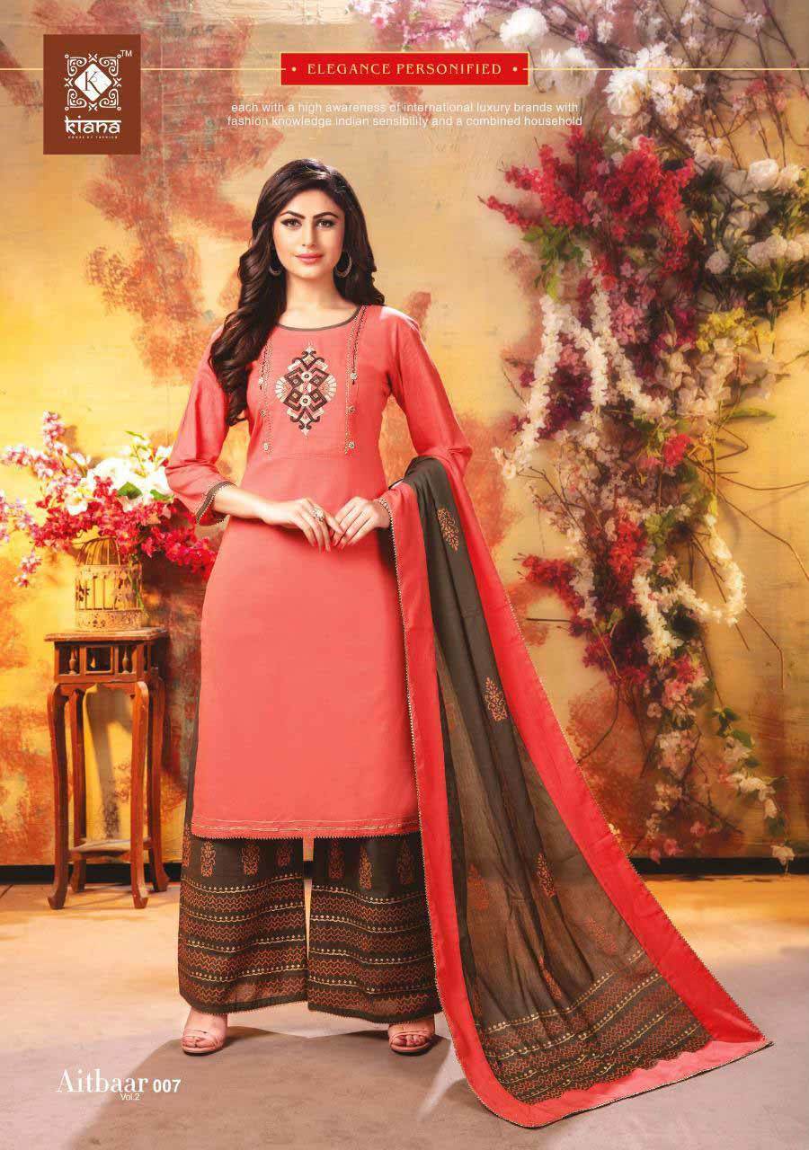 Dry Cleaning 14 Kg Rayon And ,Heavy Work,gold Foil Print,top -Palazo-duppta