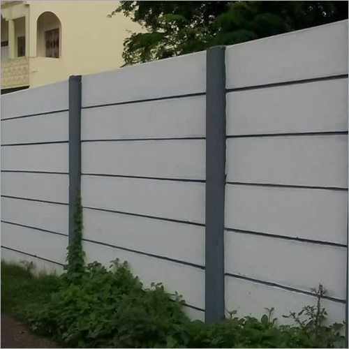 Concrete Precast Compound Boundary Wall - RCC Material, Customized Size | Rugged Durability, Impact Resistant