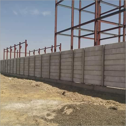 Concrete Compound Wall - Customized Sizes Available | Durable Concrete with Natural Stone Designs and Patterns