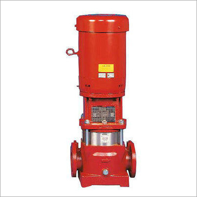 Jockey Fire Pump - Red, Industrial | 1-year Warranty, Ideal For Middle & Low Pressure Fire Protection Systems, Clear Water Transfer