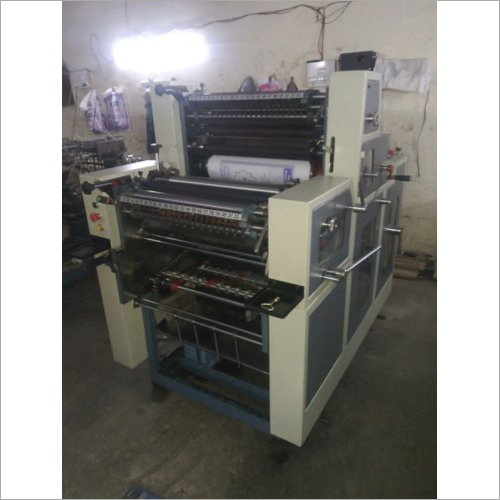 Automatic Industrial Non Woven Double Color Offset Printing Machine