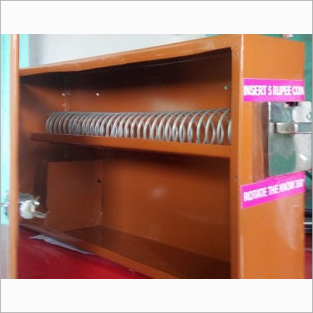 Automatic Sanitary Napkin Vending Machine - 50 Napkin Storage Capacity, 5 Coin Selection Options