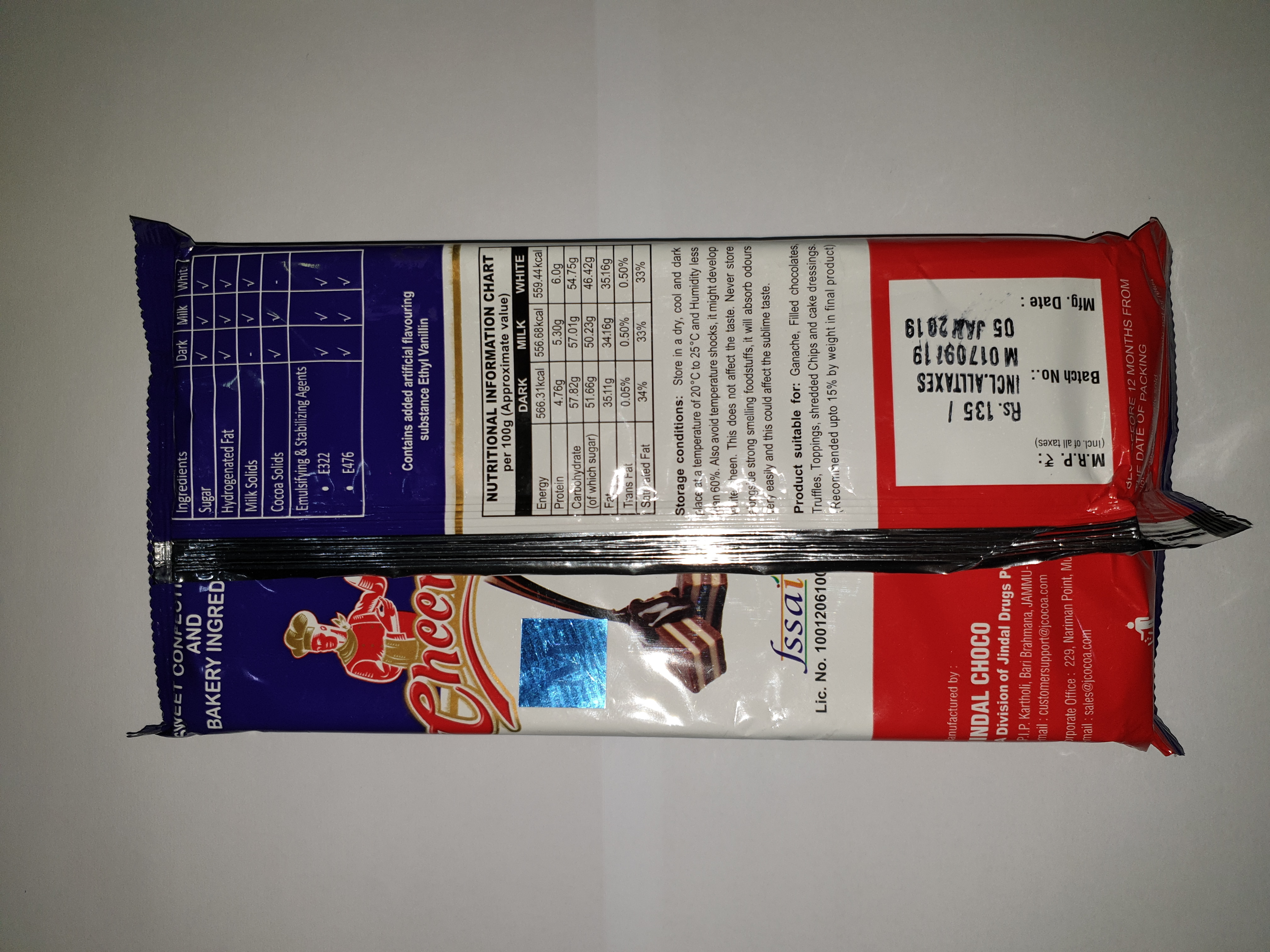 Dark Compound Chocolate - Color: Brown
