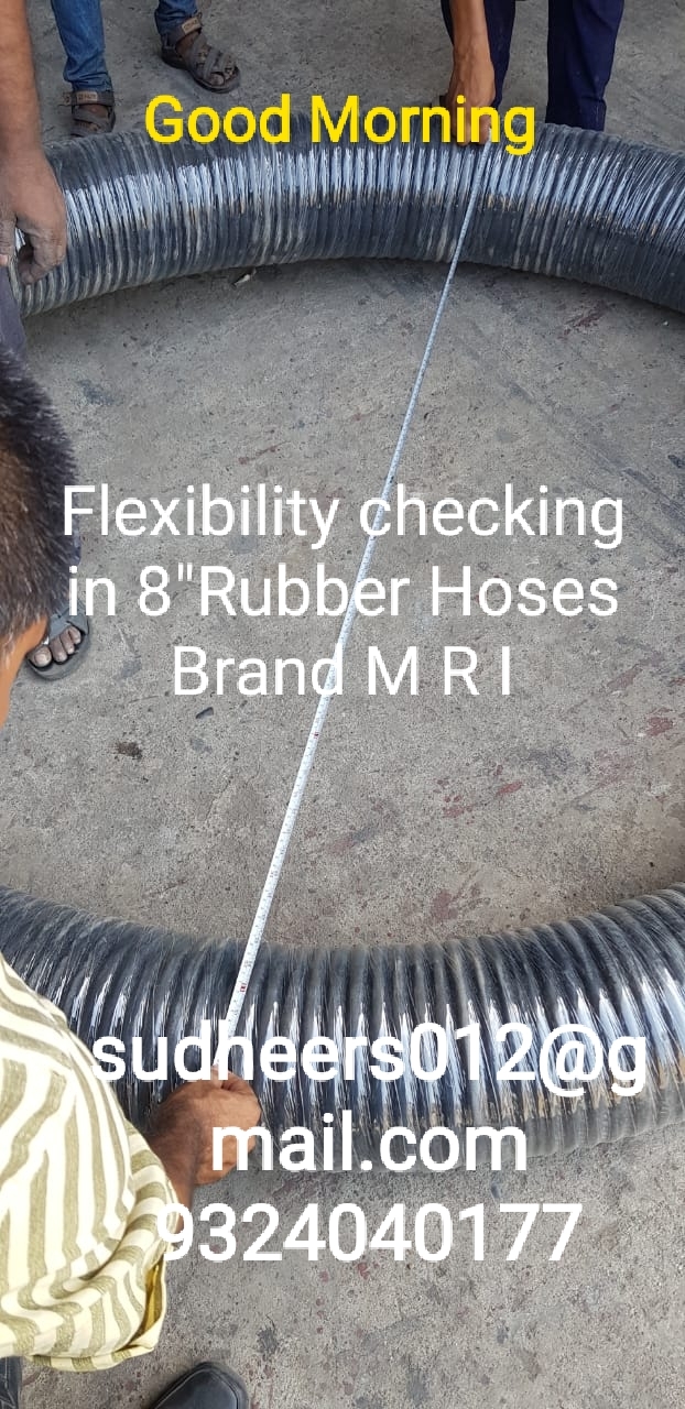 Fly Ash Hose - Rubber, 50-1000 Mm I/d | Grey, Custom Lengths & Pressure Options
