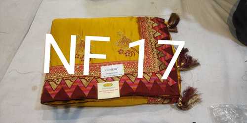 Yellow Fancy Saree