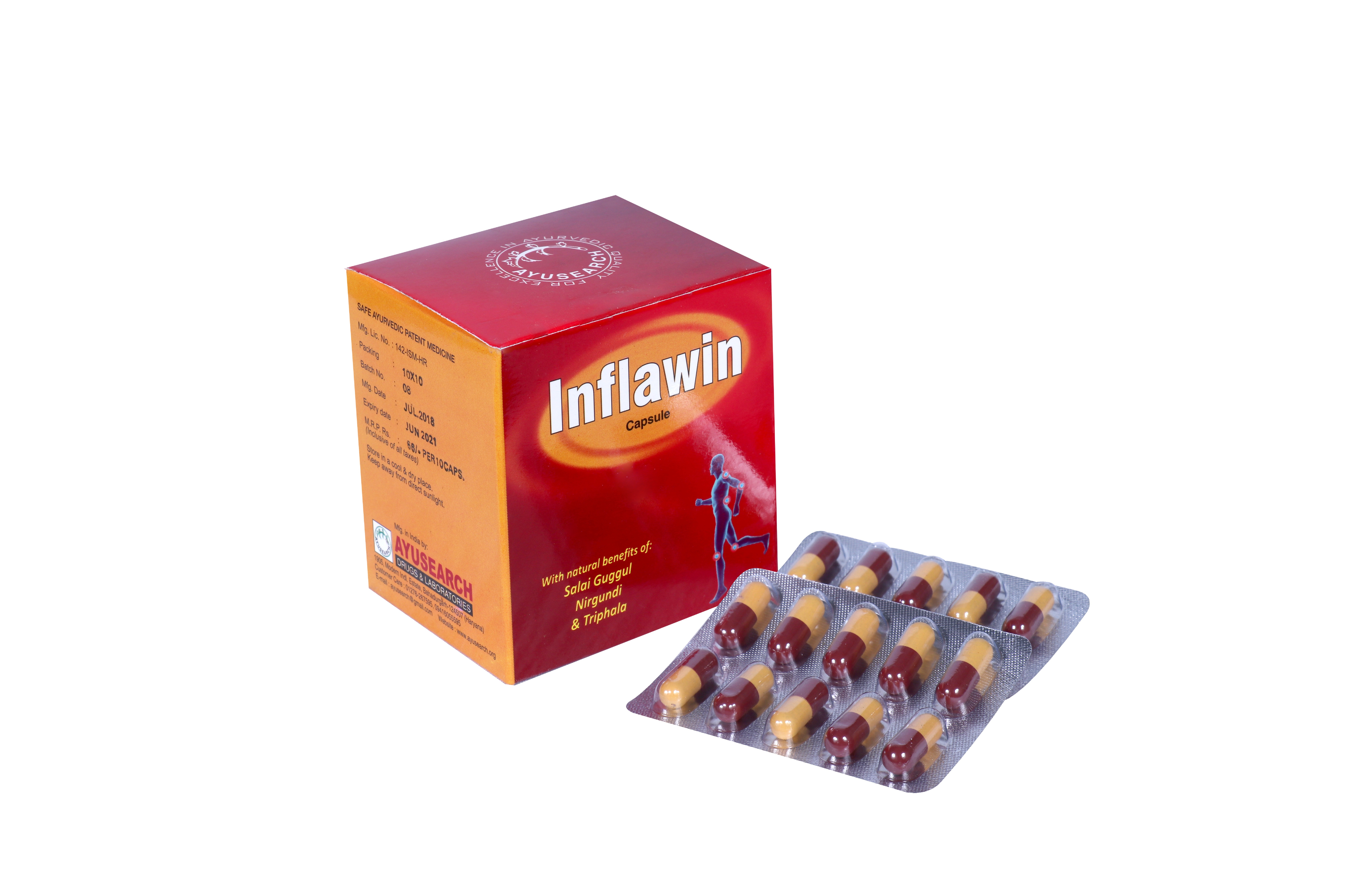 Inflawin Capsule Age Group: Suitable For All Ages