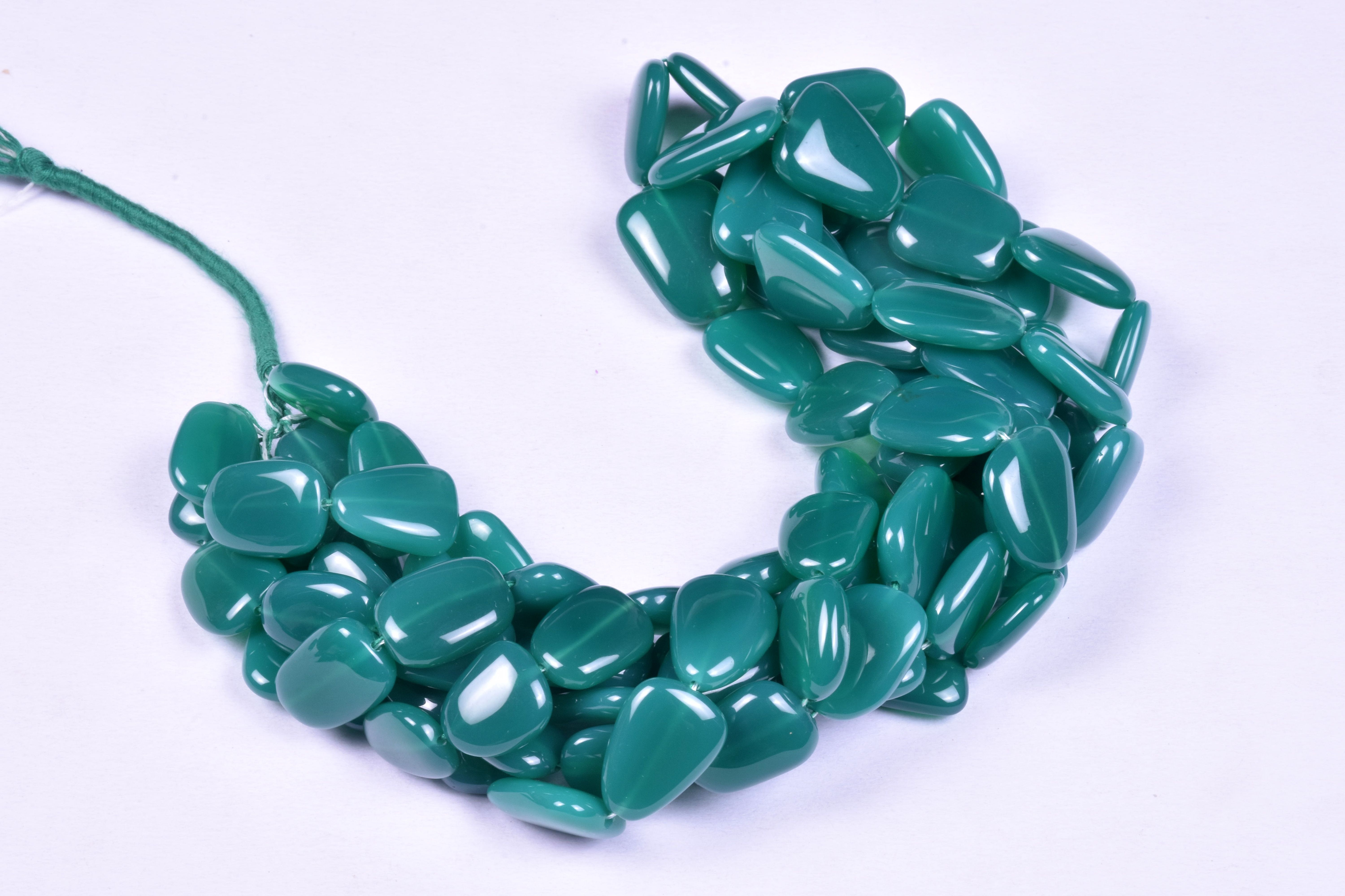 Green Onyx Flat Nuggets