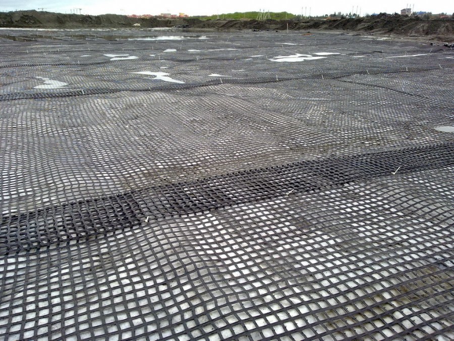 Polyester Geogrid Application: Foundation Reinforcement
