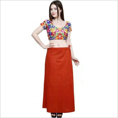 Available In Multicolour Cotton Petticoat