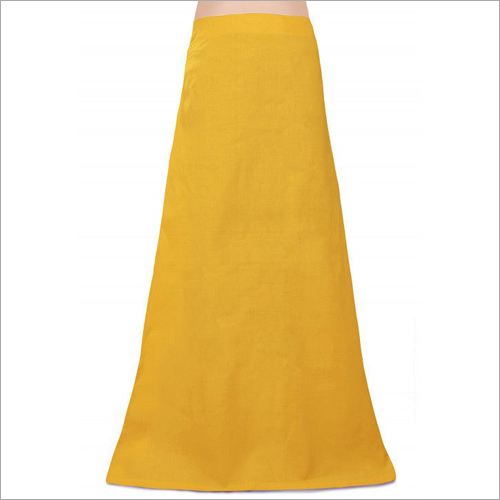 Available In Multicolour Plain Cotton Petticoat