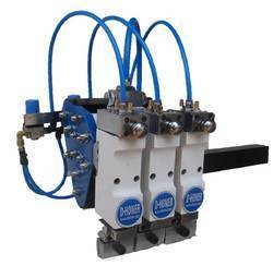 Triple Head Super Finishing Machine - Color: Blue