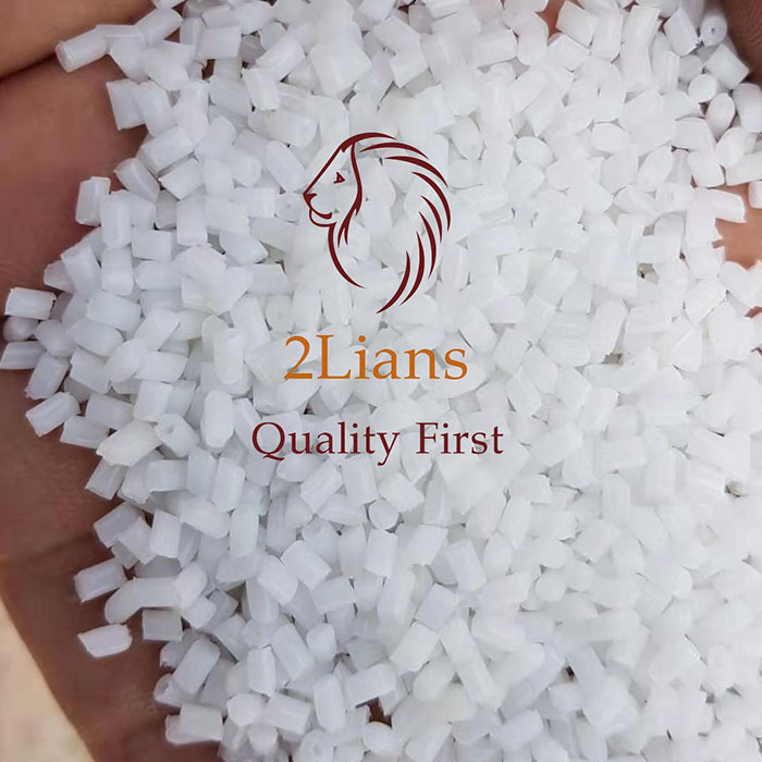 70% White Pom Mixed Load Regrind Post Industrial Recycled Plastic Pure Pom, No Gf Or Filter