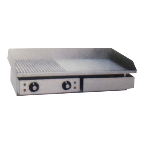 Electric Griddle Plate - Stainless Steel, 28 x 15 x 6 Inch , 4 kW Power for Restaurant Use | Aurpan Machine, SS202 Grade, Silver Finish