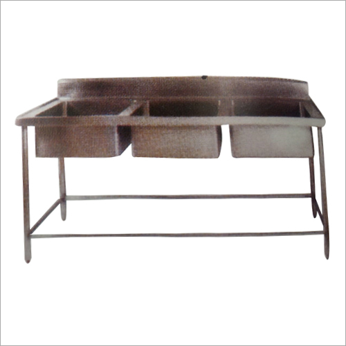 SS Three Sink Unit