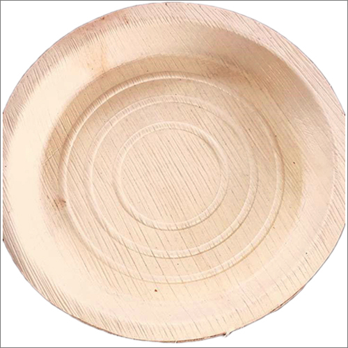 Areca Leaf गोल प्लेट