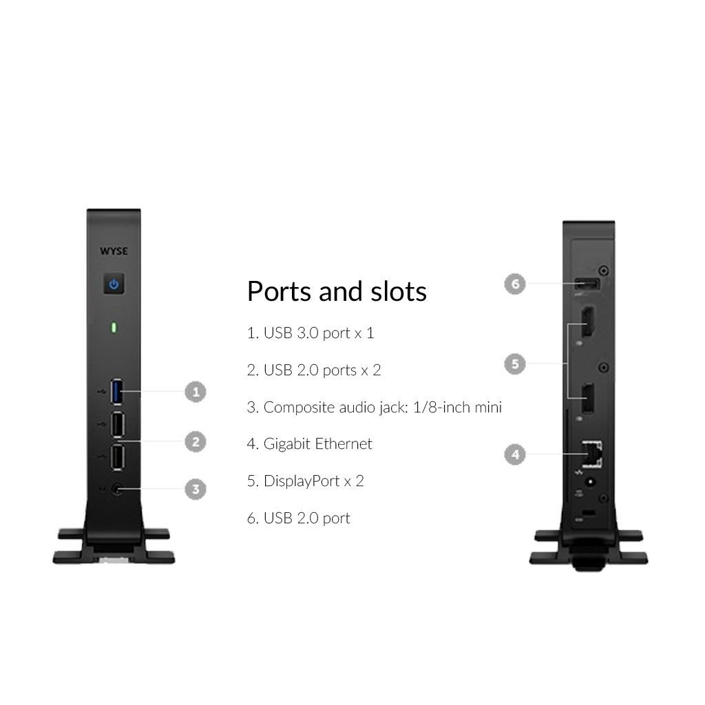 Dell Wyse 3030 Thin Client Memory: 4 Gigabyte (Gb)