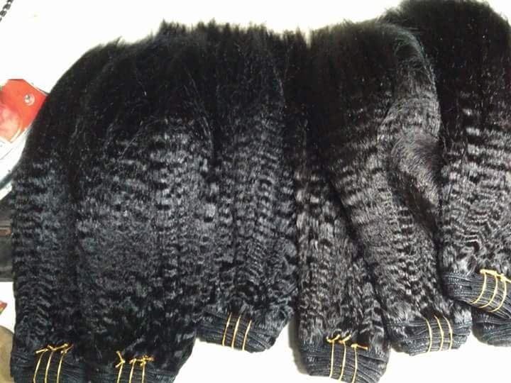Weft Hair - 100% Human Hair, Length 10 To 30 Inch, Color Black | Comfortable, Easy To Use, Natural, Versatile