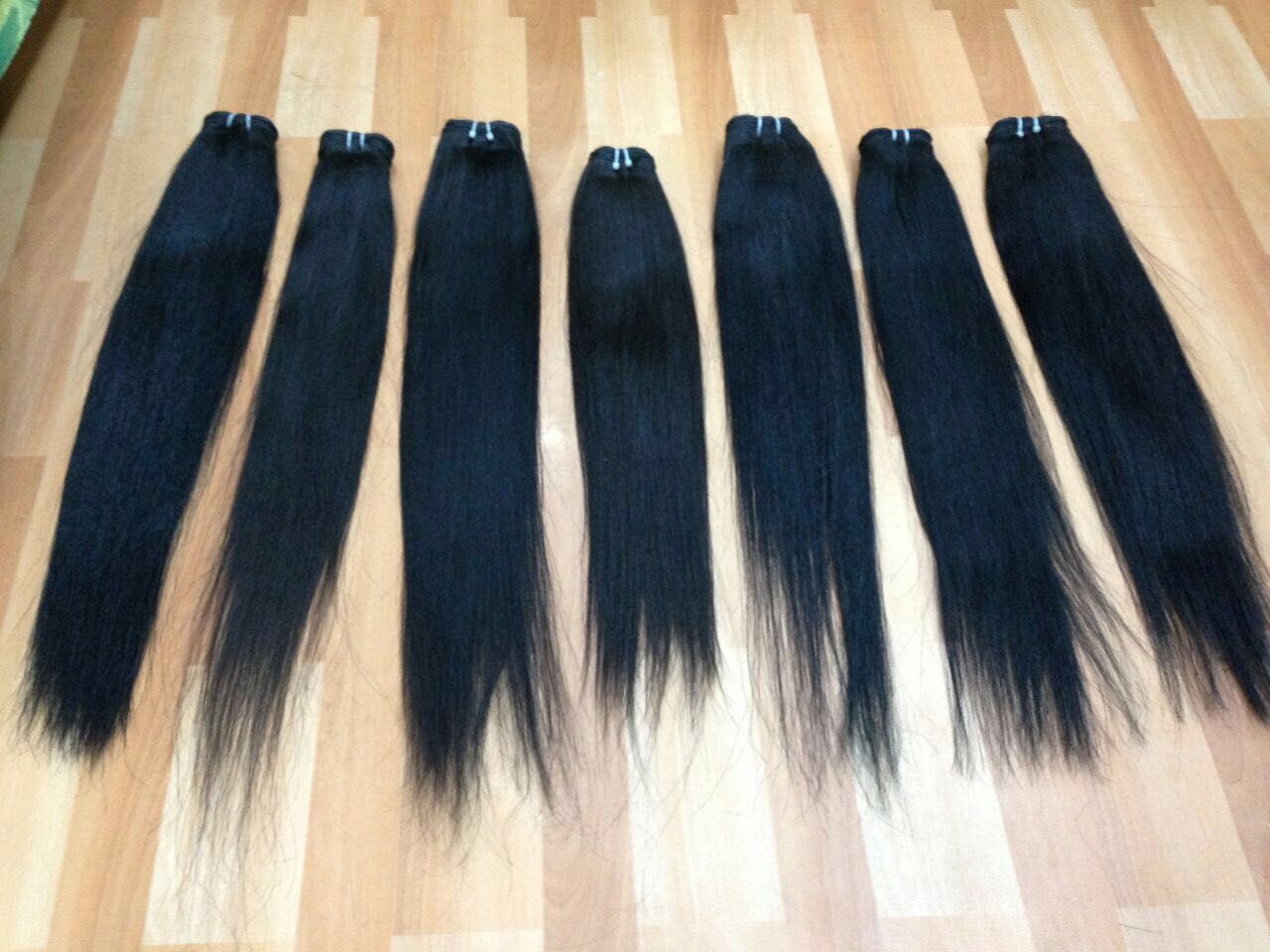 Weft Hair - 100% Human Hair, Length 10 To 30 Inch, Color Black | Comfortable, Easy To Use, Natural, Versatile