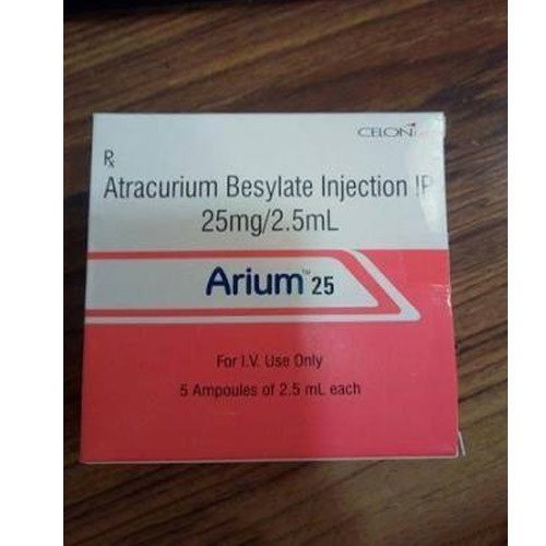 Atracurium Besylate Injection - Liquid Formulation for Adult Use | Contains ATRACURIUM, Prescribed Dosage Guidance, Suitable for Various Treatments