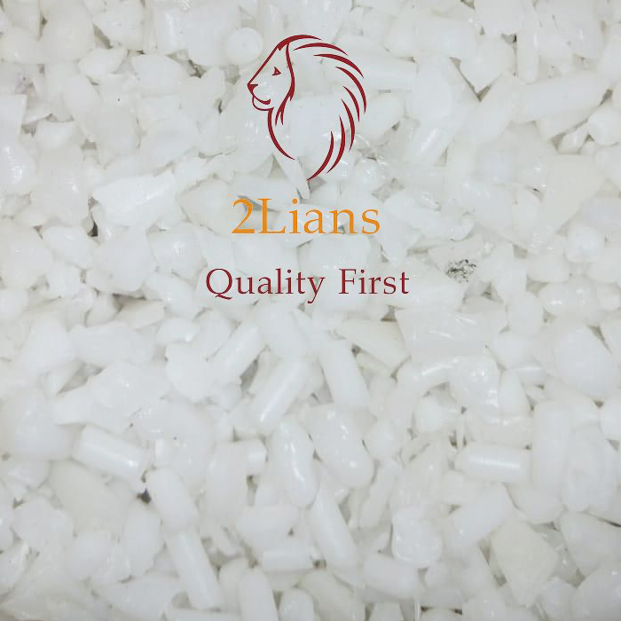 70% White Pom Mixed Load Regrind Post Industrial Recycled Plastic Pure Pom, No Gf Or Filter