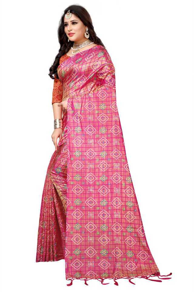 Pink Saree
