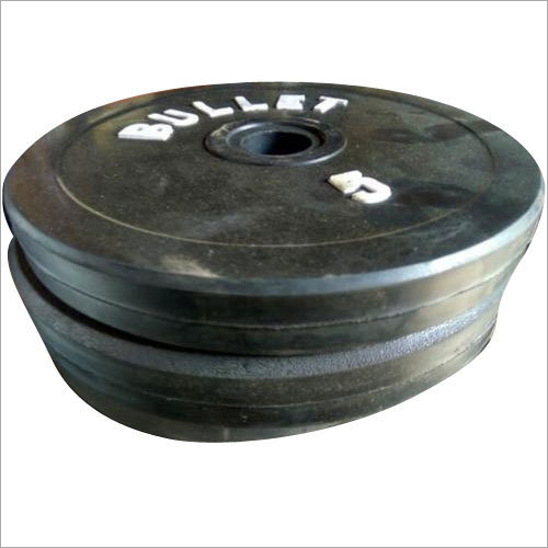 5 Kg Weight Plate - Rubber Encased Iron , Durable With Corrosion Resistance And High-quality Finish