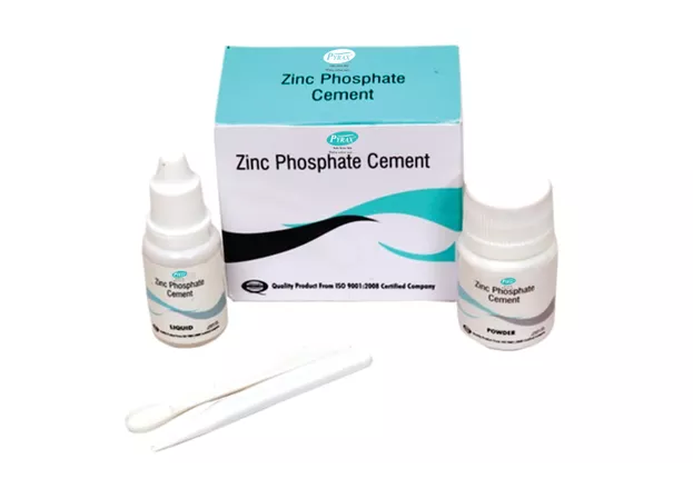 Zinc Phosphate Cement - Powdered Zinc Oxide And Magnesium Oxide Blend, White Color | Ideal For Cementation Of Crowns, Bridges, Inlays, Orthodontic Brackets, Cavity Lining