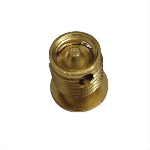 Brass Stopping Plug - 1/2 Inch, Polished Finish for Industrial and Commercial Use