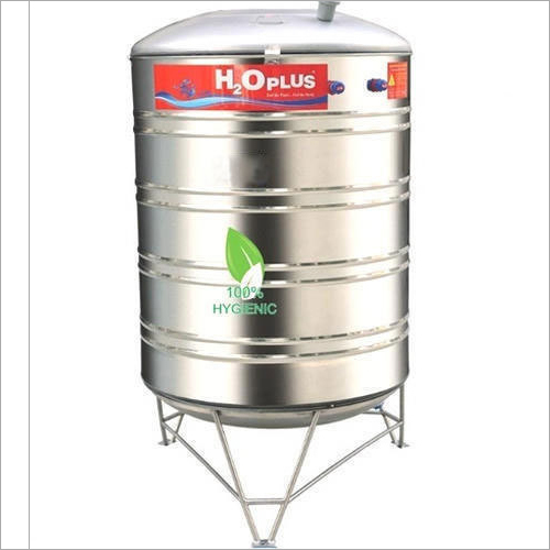 Silver 4 Layer Stainless Steel Water Tank