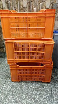 Blue Plastic Vegetable Crates