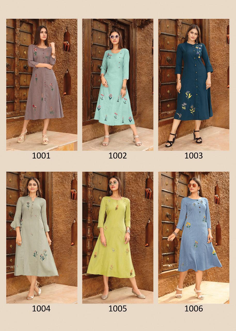 Dry Cleaning Rayon Viscose With Embroidery Work