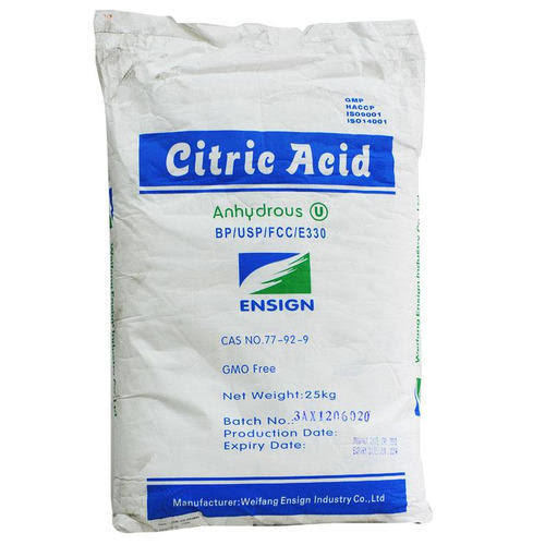 Citric Acid - Cas No: 142606-53-9 | Natural Citrus Extract, Biochemical Metabolite, Flavoring & Chelating Agent