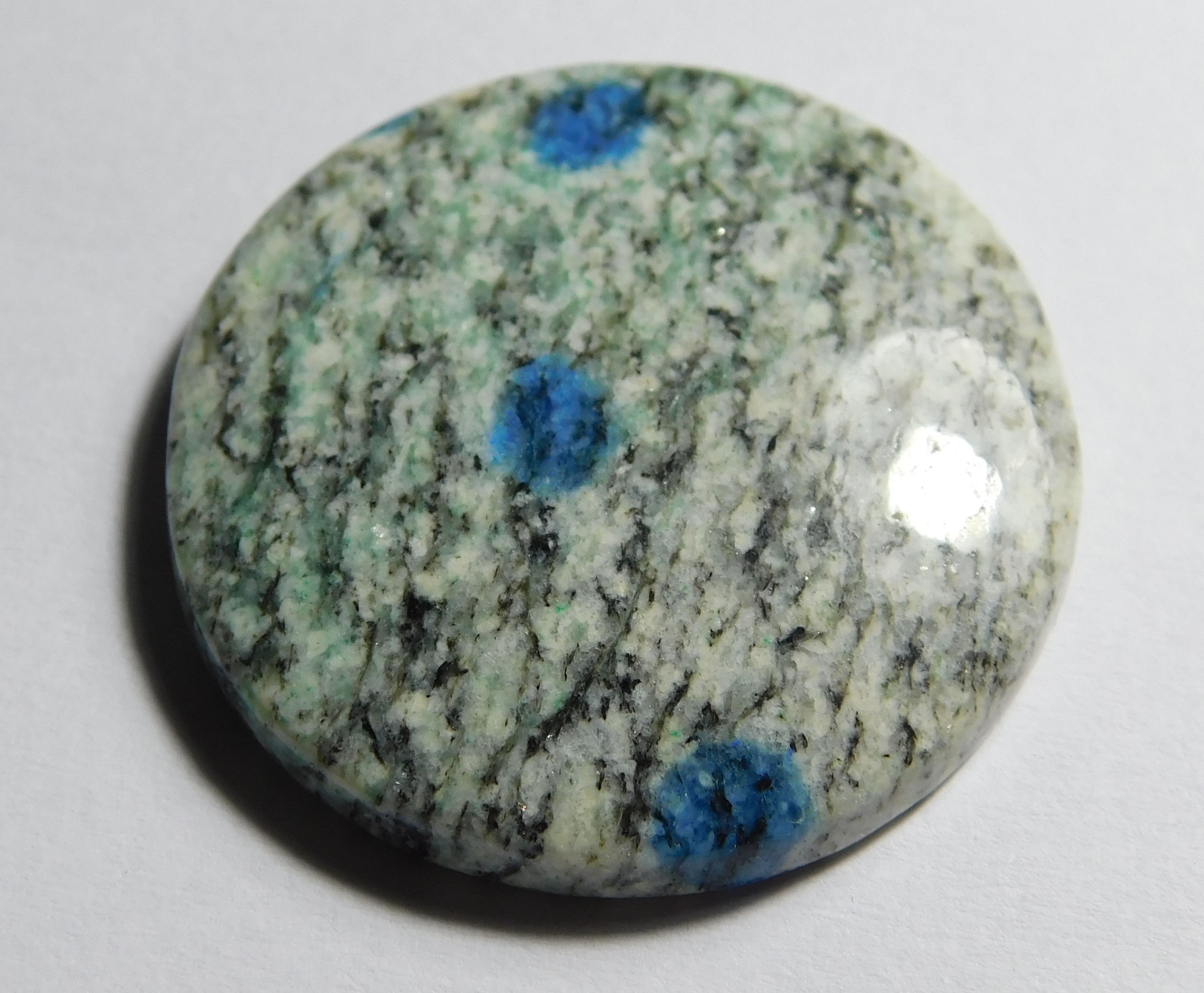 K2 Jasper - 53.45 Carat Round Cabochon, 100% Natural Stone With Excellent Quality