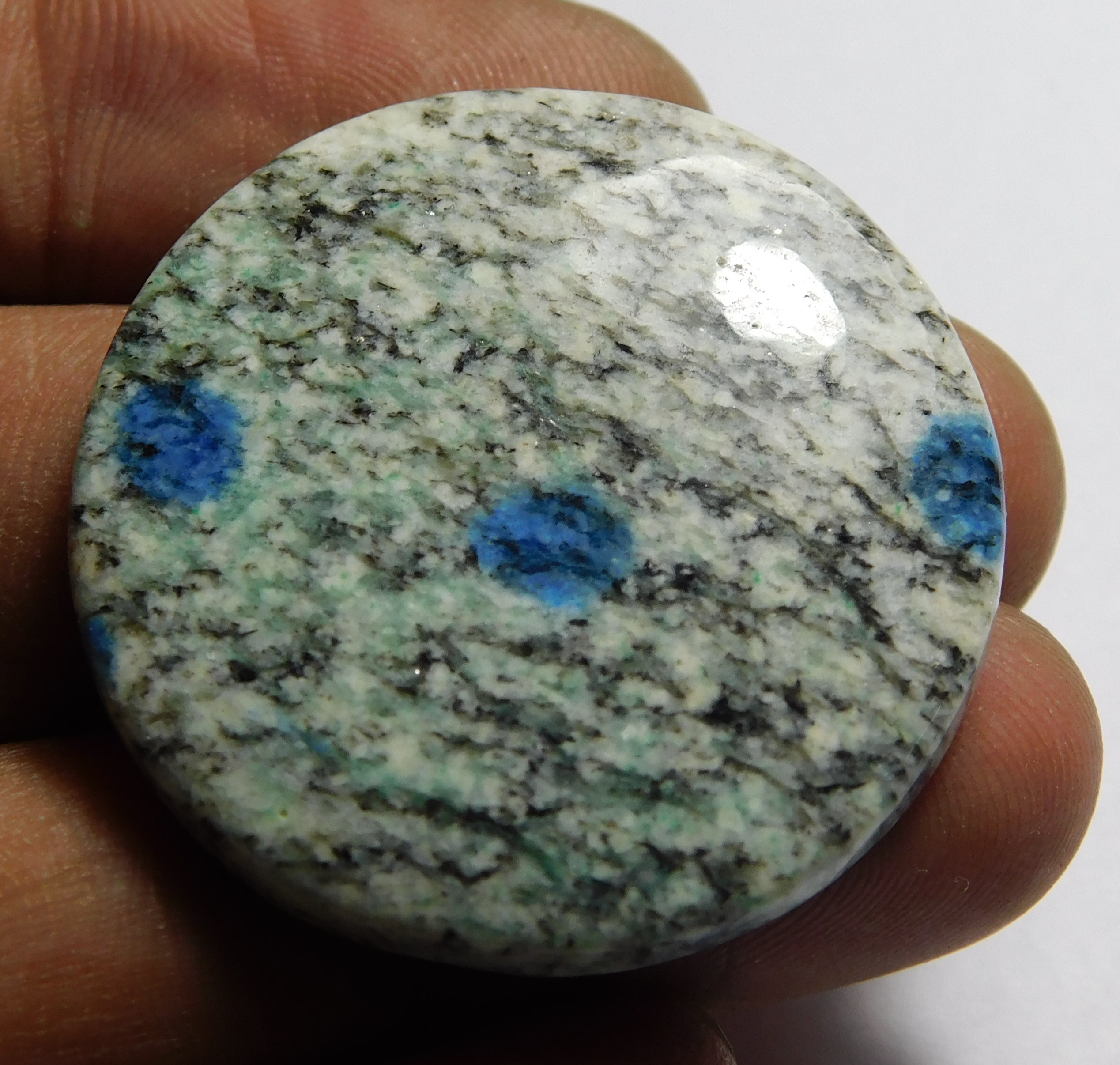 K2 Jasper - 53.45 Carat Round Cabochon, 100% Natural Stone With Excellent Quality