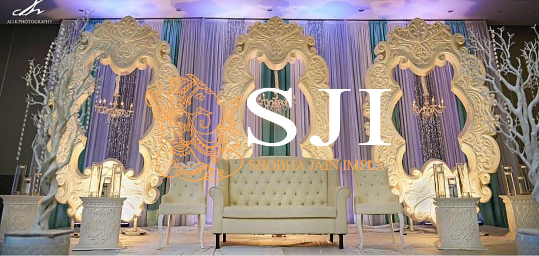 Aesthetic Wedding Fiber Frame - Color: Golden