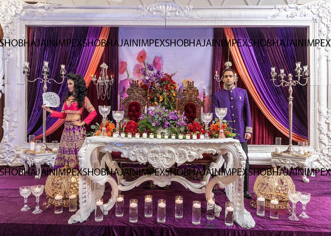 Grand Floral Wedding Fiber Frame - Application: Event Daccor