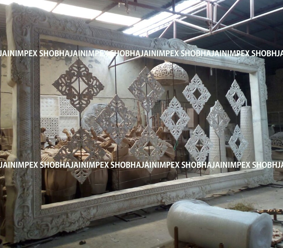 Grand Floral Wedding Fiber Frame - Application: Event Daccor
