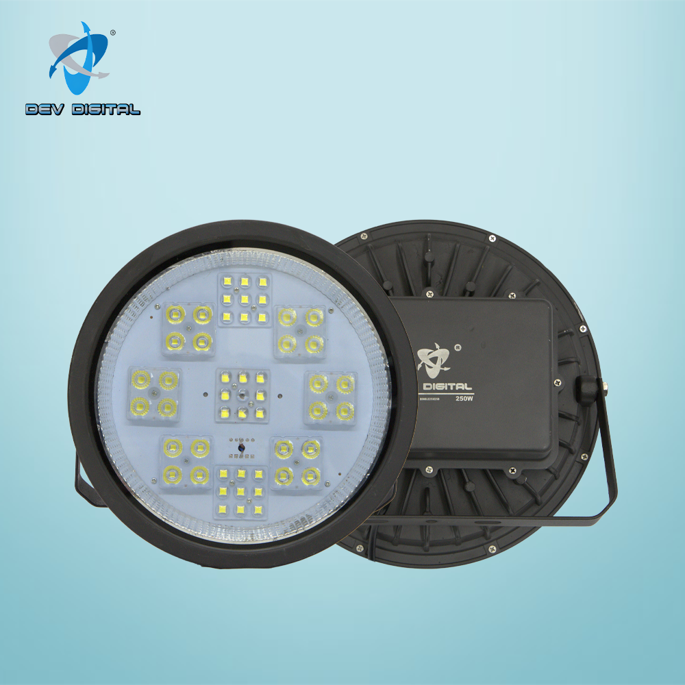 एलईडी हाईबाय लाइट - 250W (एरिस) अनुप्रयोग: व्यावसायिक प्रयोजन