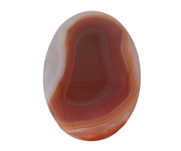 Natural Graceful Energy Red Banded Agate Stone