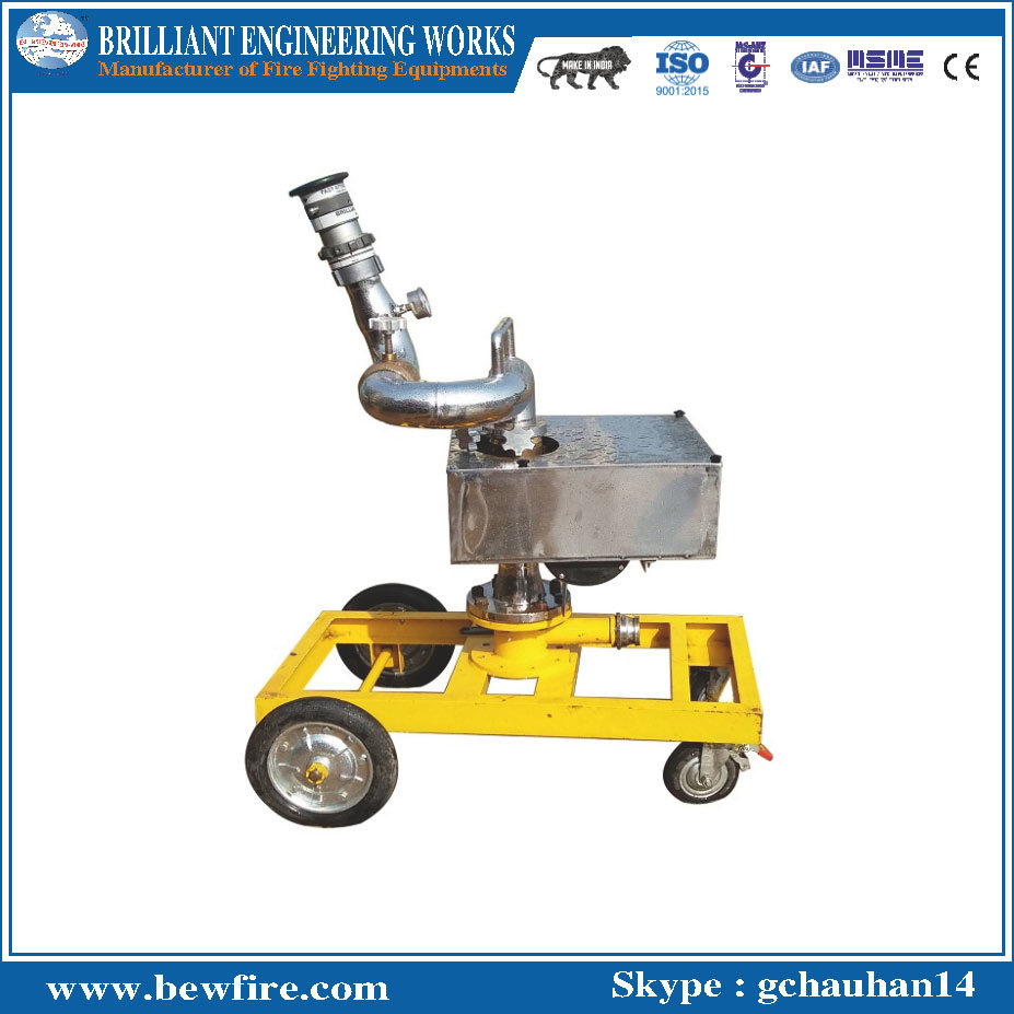 Trolley Mounted Foam Monitor Application: For Fire