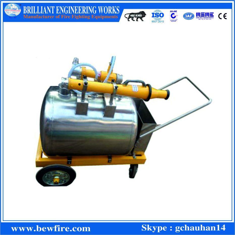 Trolley Mounted Foam Monitor Application: For Fire