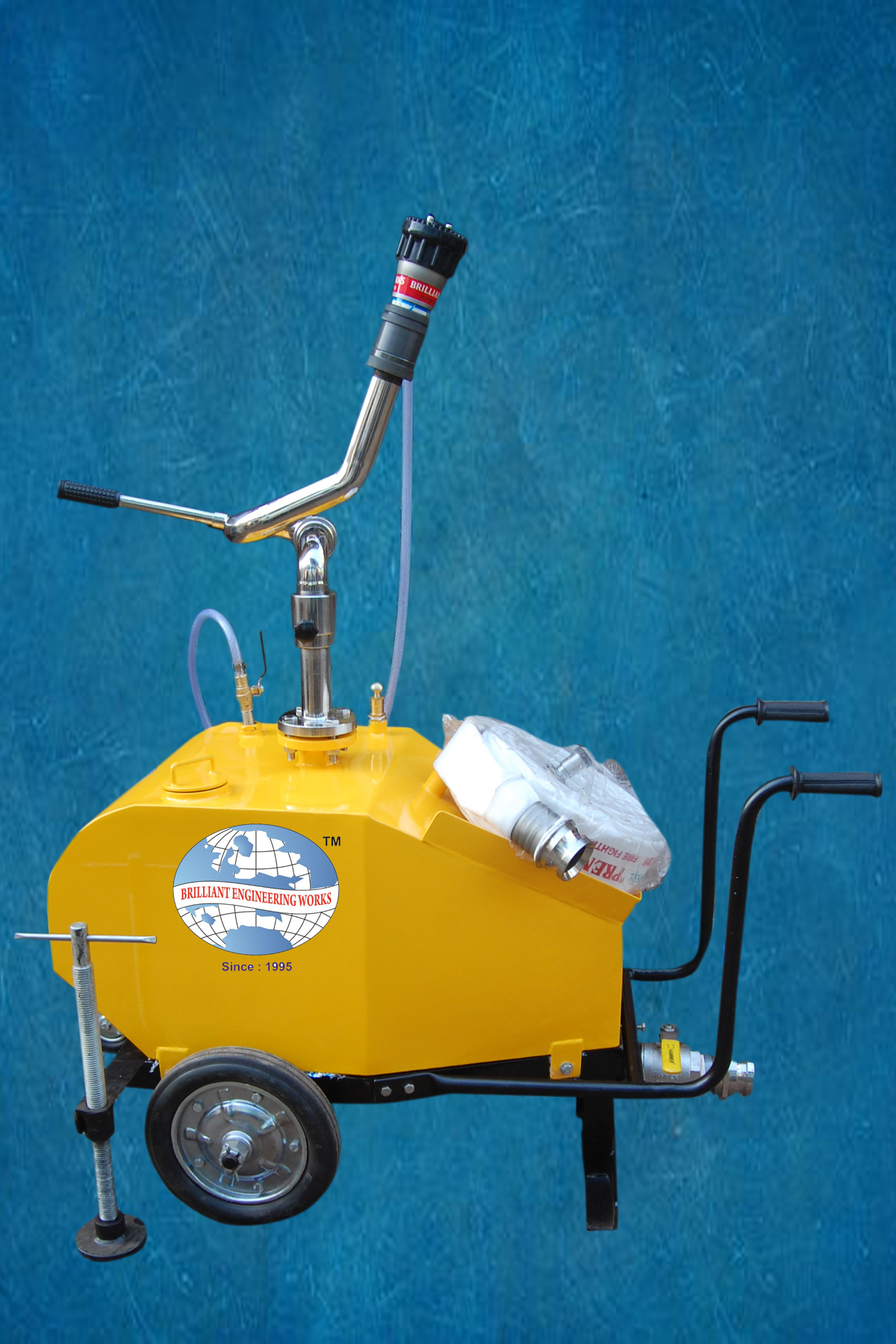 Trolley Mounted Foam Monitor Application: For Fire