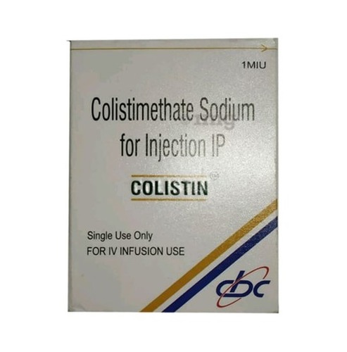Colistimethate Sodium Injection - 1 Unit Powder Form | Recommended For Adults, Dosage As Prescribed, Store AS PER PACK