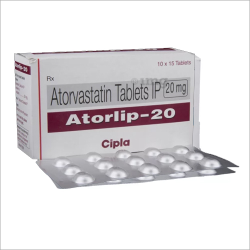 Atorvastatin Tablets - 20 Mg | For Treatment of Coronary Heart Disease, Reduces Stroke and Heart Attack Risk